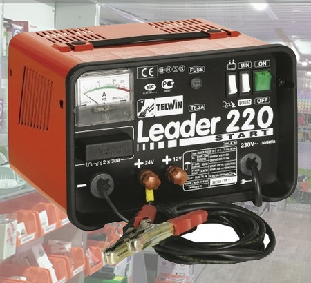 Пуско-зарядное устройство TELWIN LEADER 220 START (12В/24В)
