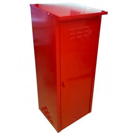 Шкаф разборный красного цвета на один баллон (1х50 л.)